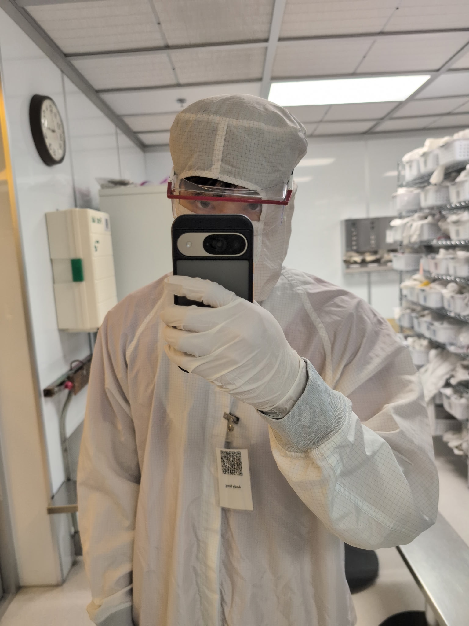picture of me in the cleanroom