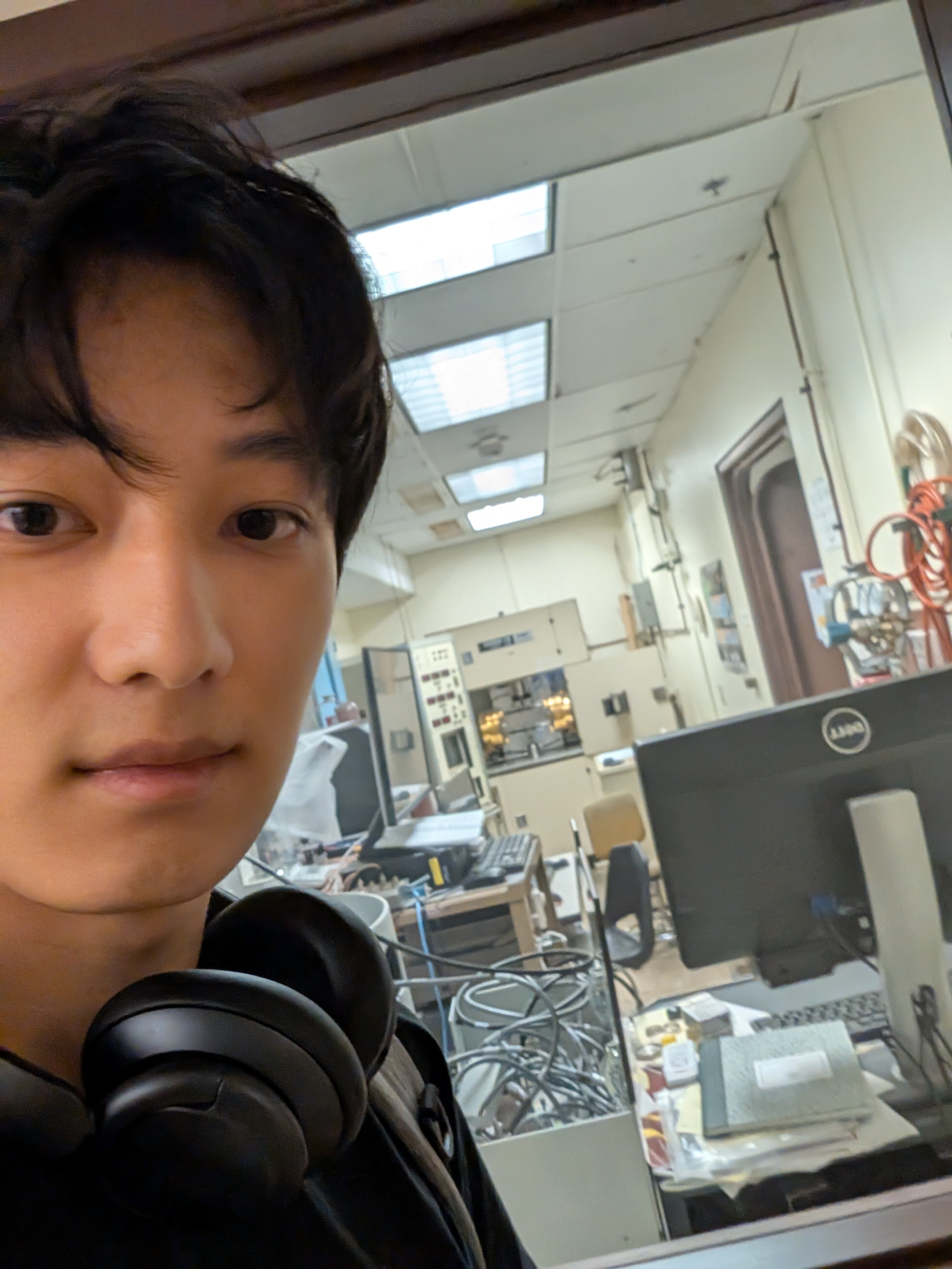 picture of me in front of the lab